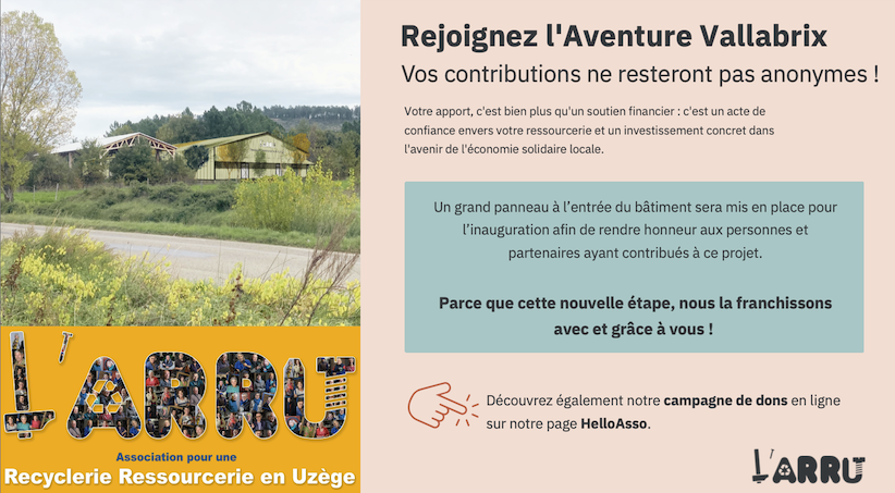Soutenir l'ARRU